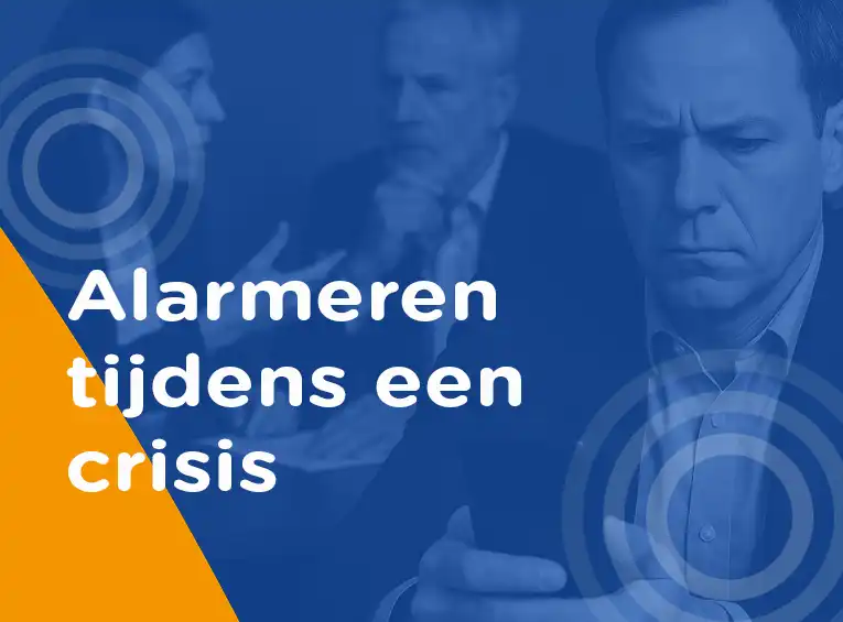 crisismanagement alarmering