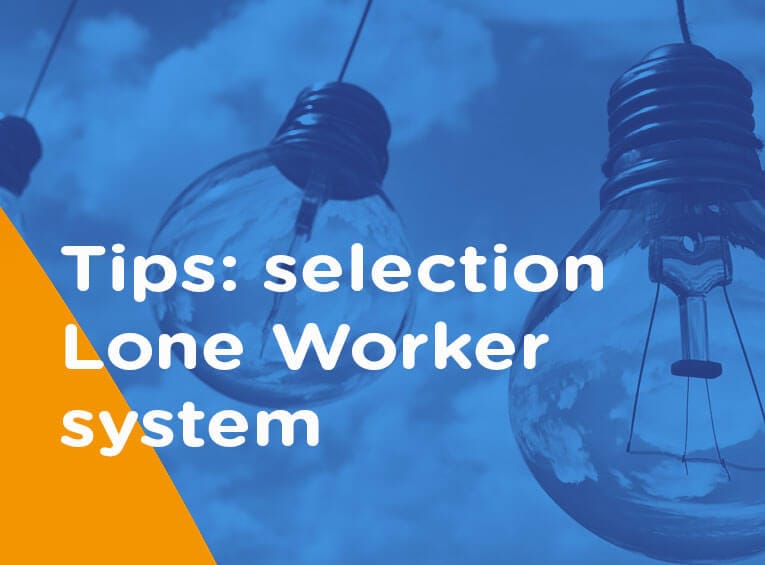 Lone worker system tips EN 765 565 selection man down system
