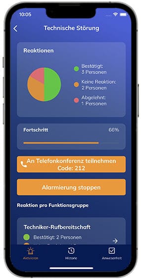 Störungsmanagement App