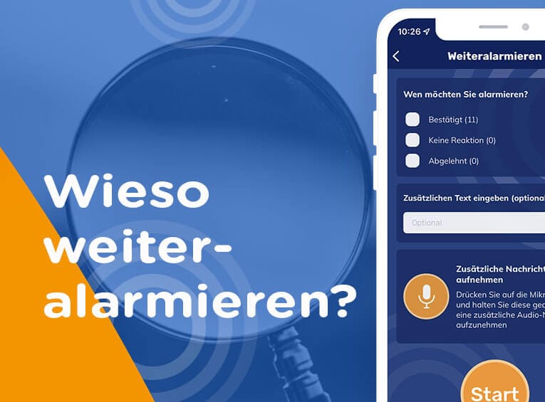 Weiteralarmieren 765 565